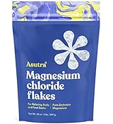 ASUTRA Magnesium Chloride Bath Flakes, 2 lbs - for Relaxing Foot & Body Soaks, Epsom Salt Alterna...
