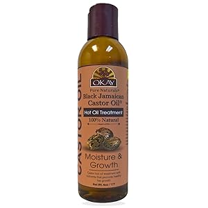 Okay Black Jamaican Castor and Hot Oil for Treatment