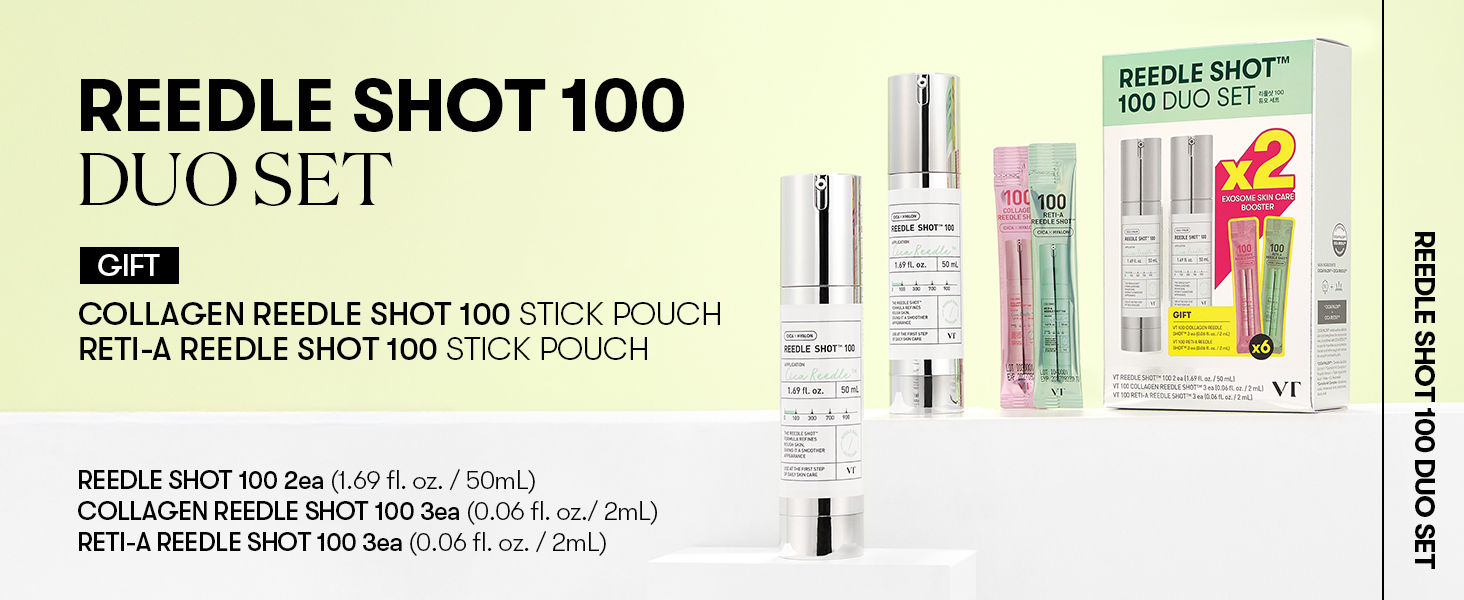 reedle shot duo set collagen retinol