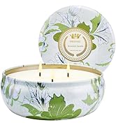 M&SENSE Citronella Scented Candles, Large 3 Wick Soy Tin Candle, Over 40 Hour Burning Time, 100% ...