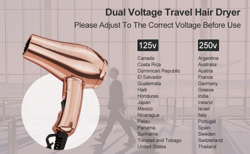 travel hair dryer