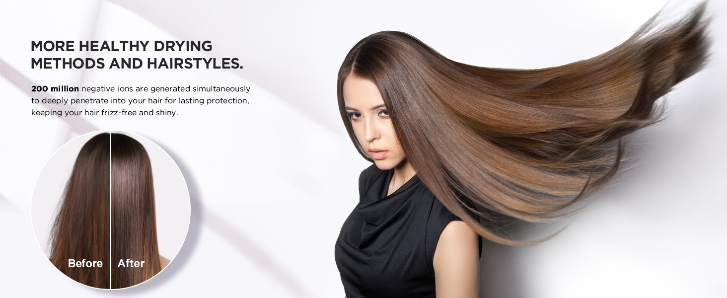 Ionic hair dryer