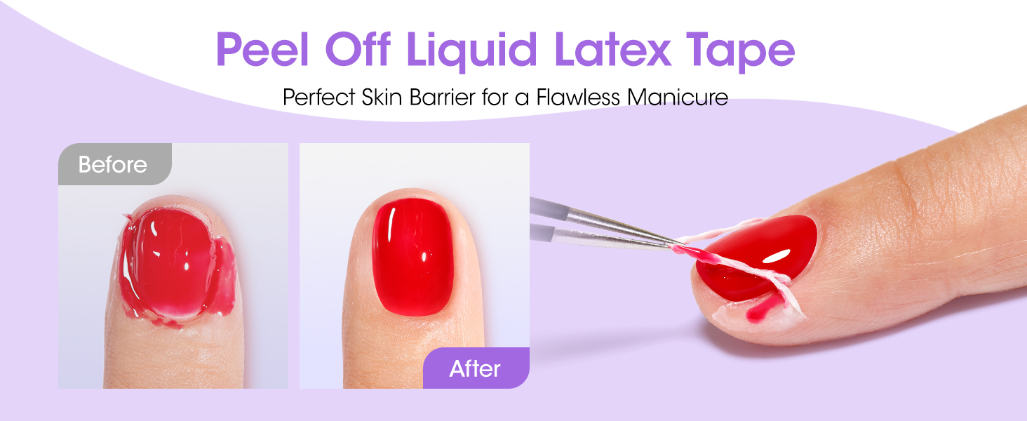 liquid latex for nails