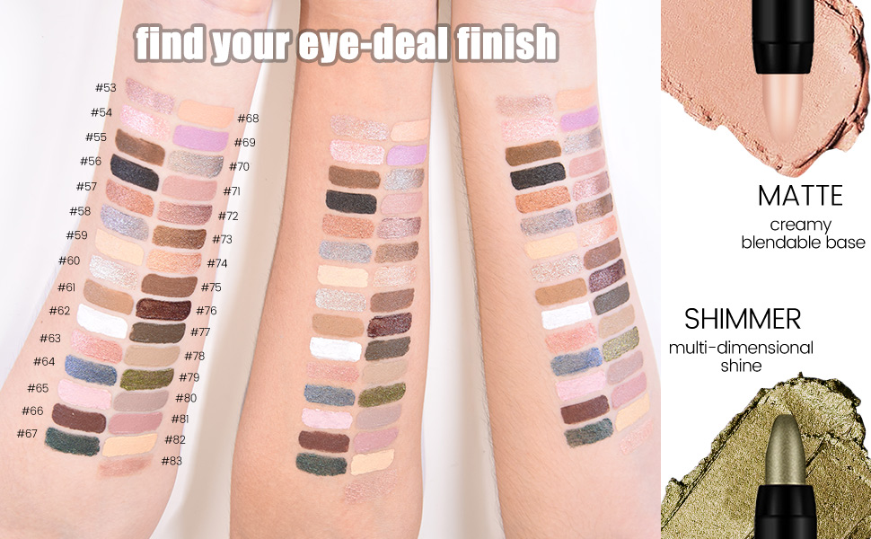 Kaely Cream Eye Shadow Sticks for Older Women