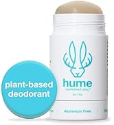 Hume Supernatural Aluminum Free Deodorant for Women & Men - Safe for Sensitive Skin - Probiotic, ...