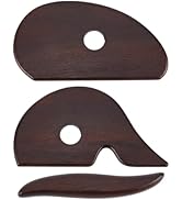 BENECREAT 3PCS Wooden Rib Ceramics Tools, Pottery Ribs for Pottery Tools and Clay Tools, Ceramic ...