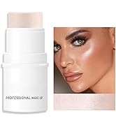 White Highlighter Makeup Stick, White Highlighter Stick Long Lasting Smooth Cheek Highlighter Pen...