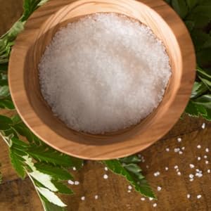 Salt in a bowl