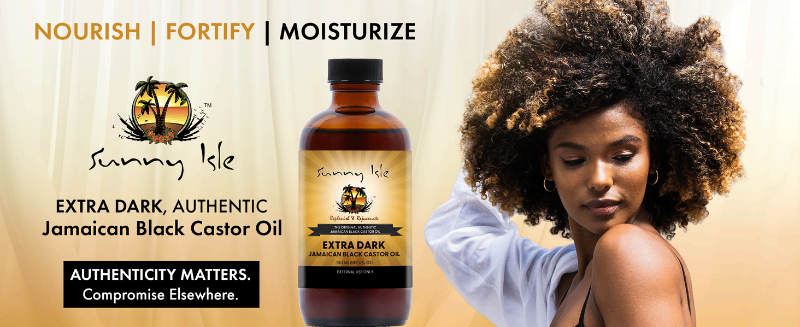 Sunny Isle Extra Dark Jamaican Black Castor Oil 4oz for hair and skin