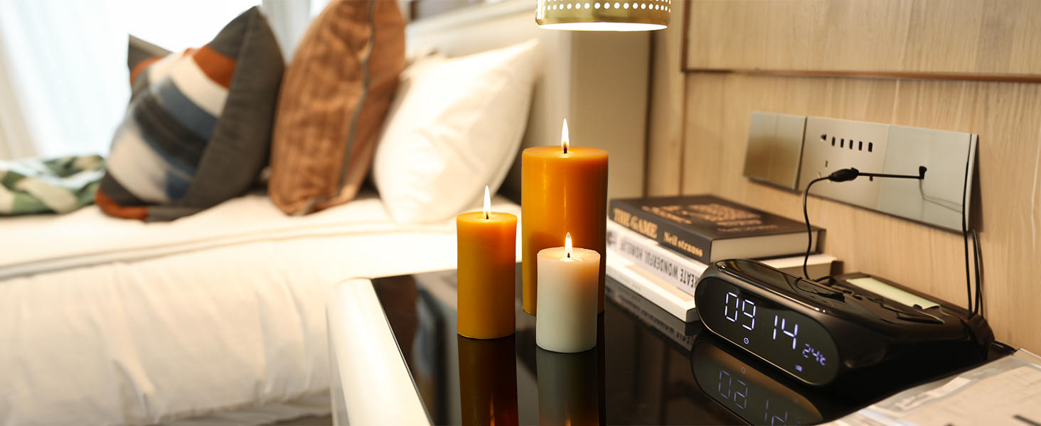 Beeswax Pillar Candles