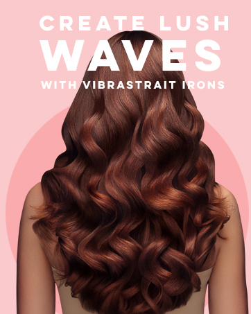 hAIR lush volume waves wavy wave iron stylist ironing waving curling straight straightening tool