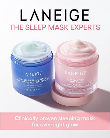 LANEIGE Lip Sleeping Mask: Nourish, Hydrate, Vitamin C, Murumuru & Shea Butter, Antioxidants, Fla...