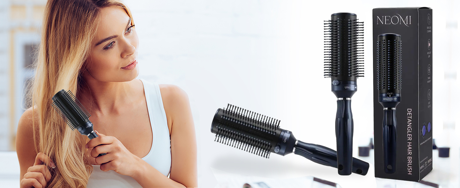 Hair Brush Navy