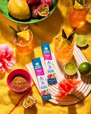 Bare Bones Elevated Drink Mix High Protein Collagen Non GMO Low Sodium Zero Sugar Chicken Beef
