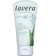 lavera Basis Sensitive Moisturizing Cream – Organic & Vegan Face Moisturizer with Aloe Vera & She...