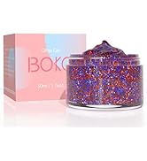 Boko 50ML Body Glitter Gel, Red White Blue Chunky Glitter for Face Hair Body 4th of July Patrioti...