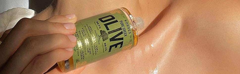 Apply a few drops of the Pure Greek Olive 3 in 1 Oil over clean face, body and hair.