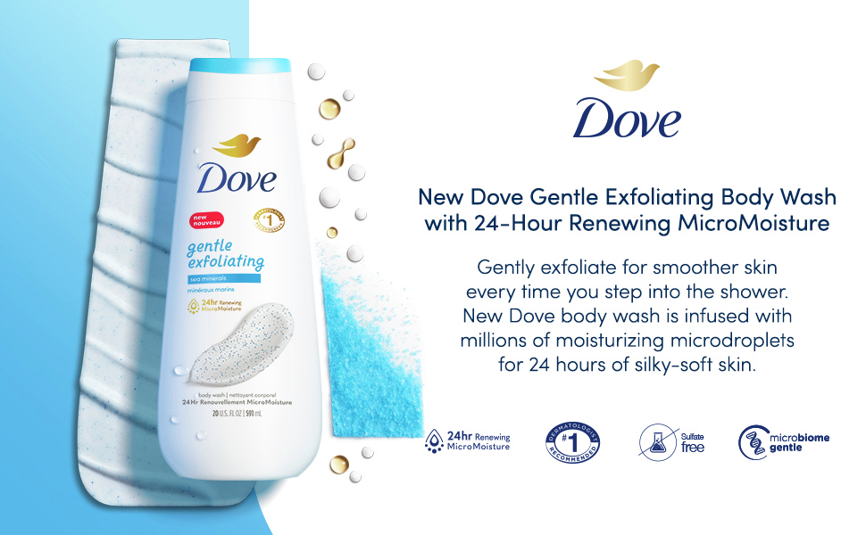 Dove Gentle Exfoliating Body Wash