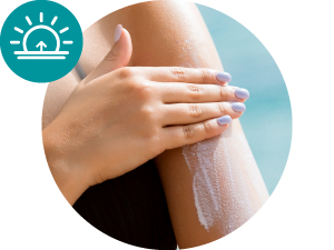 Apply sunscreen in the morning