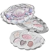 Flower Knows Shell's Jewel 6-Color Makeup Palette,Eyeshadow,Blush,Highlighting & Contour All-in-O...