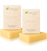 Aspen Kay Naturals Soap Bars (2, Aloe Vera & Calendula)