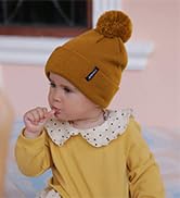 FURTALK Toddler Winter Hat Baby Boys Girls Pom Pom Beanie Hat Double Layer Kids Knit Winter Pom Hats