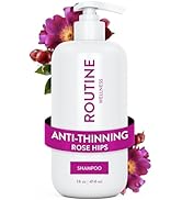 Routine Wellness Anti-Thinning Shampoo for Thinning Hair - Biotin DHT Blocker Women & Men - Color...