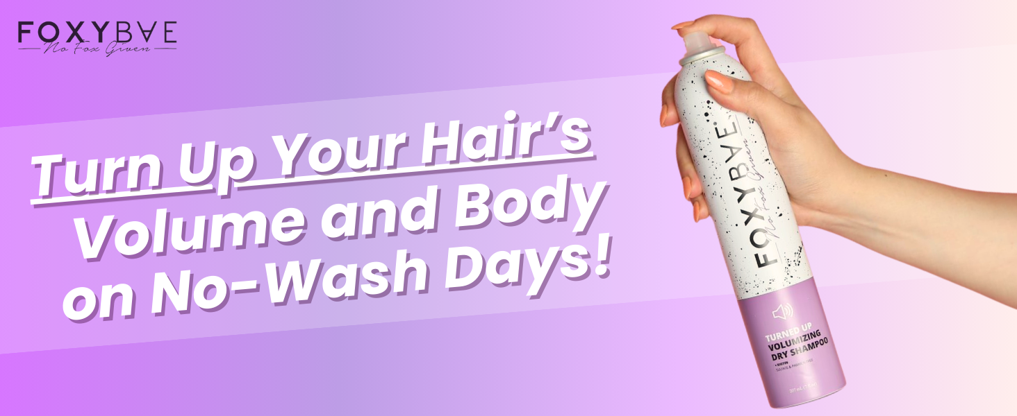 foxybae dry shampoo spray travel size dry shampoo powder