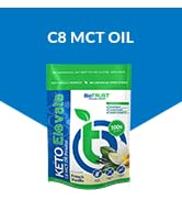 BioTrust Keto Elevate, Pure C8 MCT Oil Powder, Ketogenic Diet Supplement, Keto Coffee Creamer