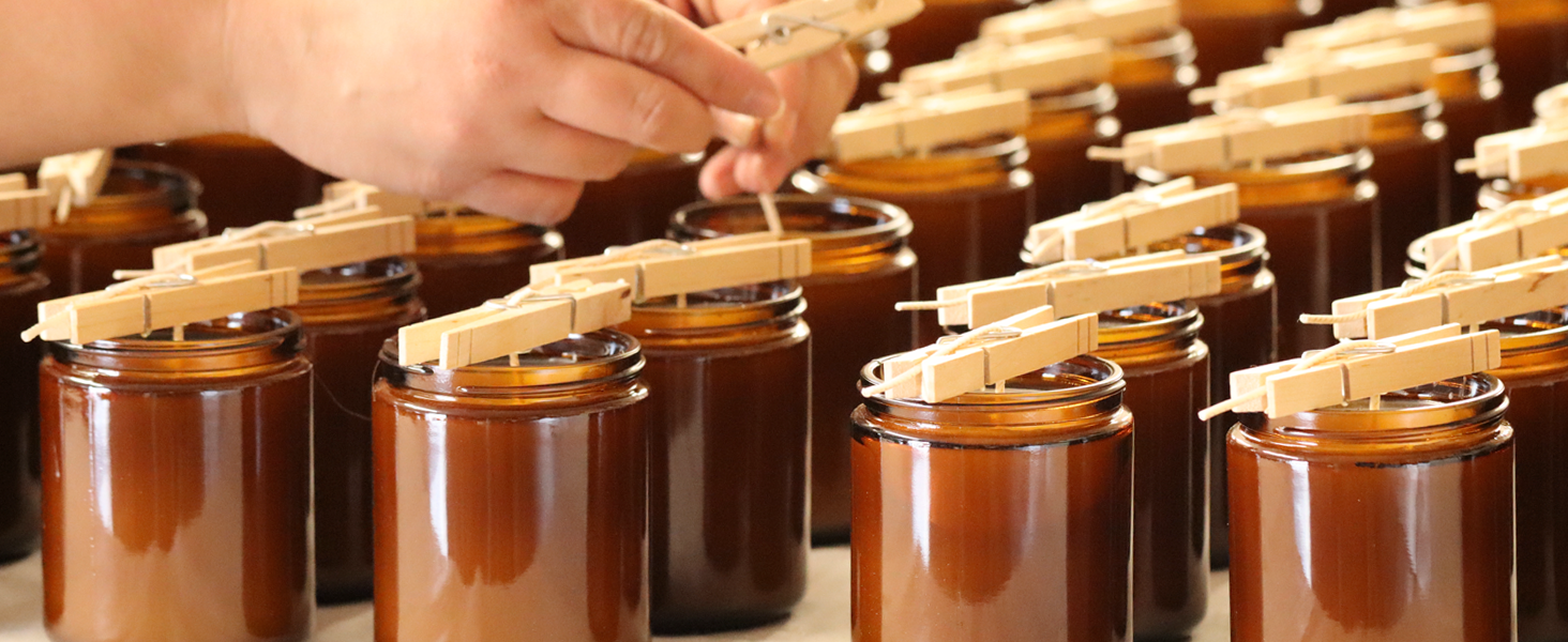 Handmade candles
