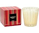 NEST New York Scented 3-Wick Candle, Holiday - 21.2 oz - Up to 100-Hour Burn Time - Reusable Glass Vessel