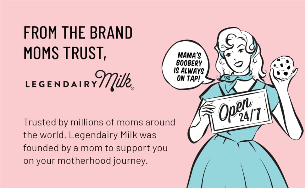 From the Brand Millions Trust for Lactation Supplements, Legendairy Milk