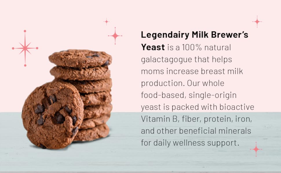 Legendairy Milk Brewers Yeast Powder for Lactation Cookies