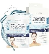 Skin 2.0 Hyaluronic Acid & Collagen Sheet Mask - Hydrating, Anti-Aging, Skin Firming - Dermatolog...