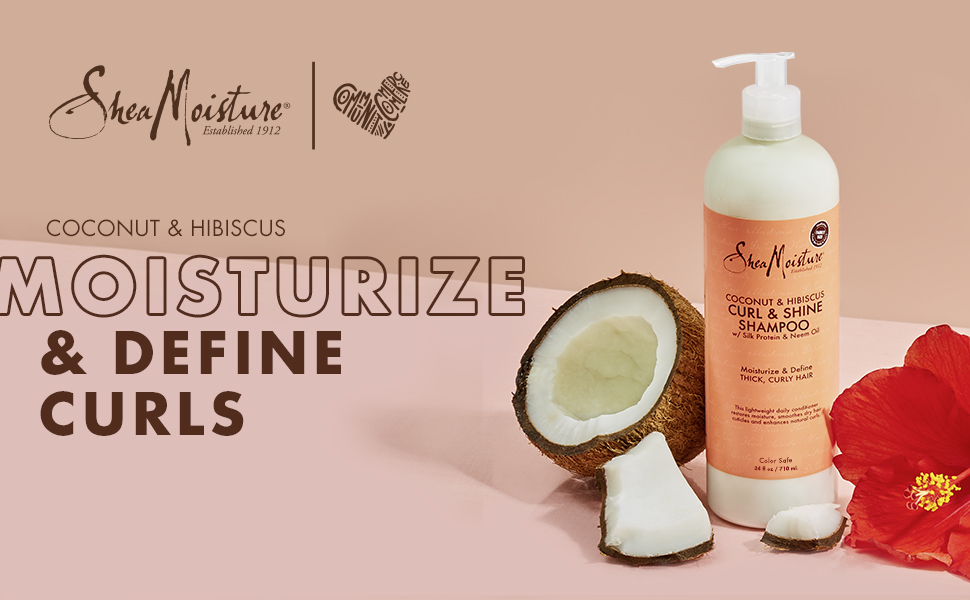 Coconut and Hibiscus Curl and Shine Shampoo  