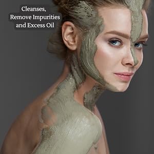 Clay Face Mask, Acne Face Mask, Blackhead Mask, Dead Sea Mud Mask, Face Skin Treatment Mask
