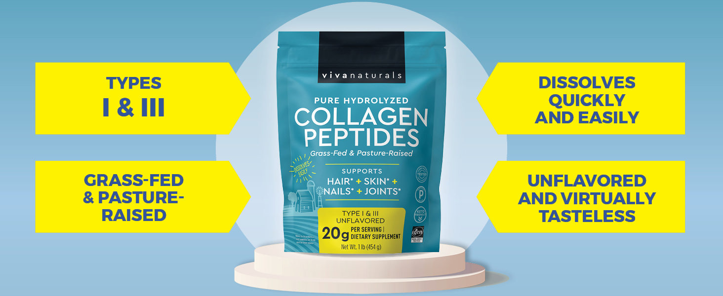 Grass Fed Type I & III Peptides