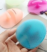 INNERNEED Super Soft Silicone Face Cleanser and Massager Brush Manual Facial Cleansing Brush Hand...