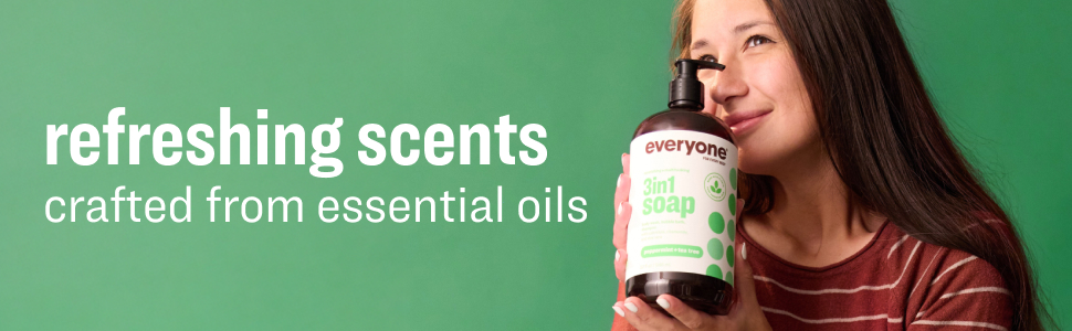 refreshing scents crafted from essential oils