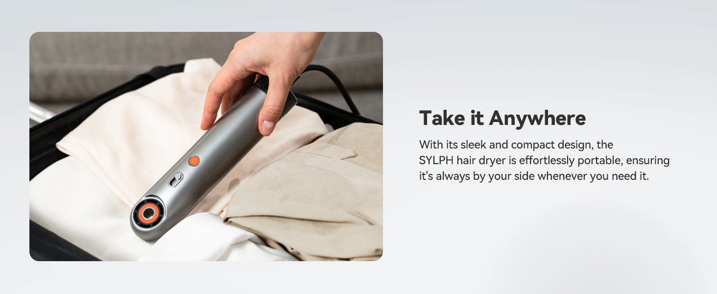 mini hair dryer
