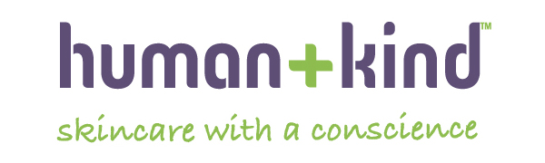Human + Kind Logo, Tagline: Skincare with a Conscience