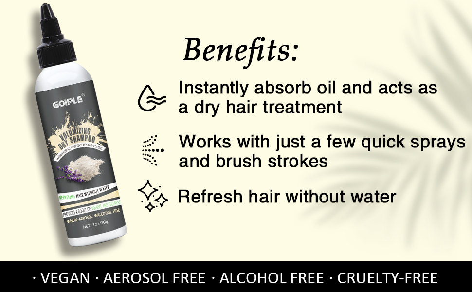 natural dry shampoo