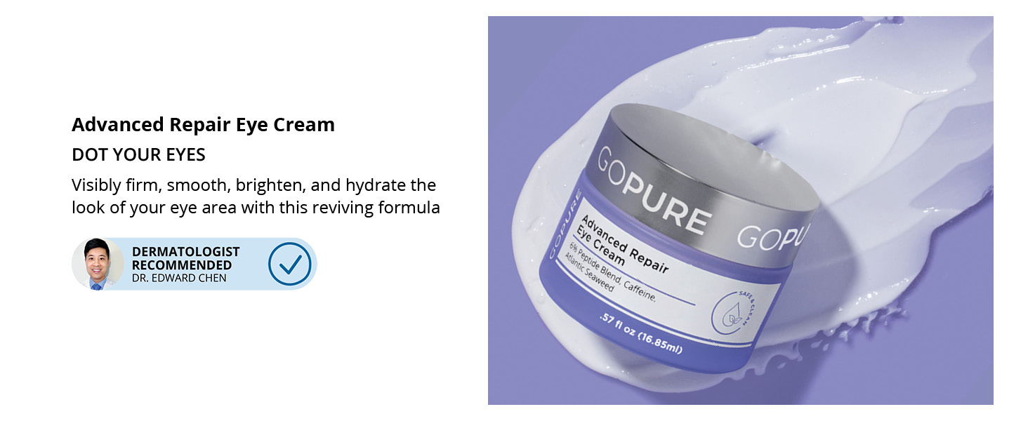 Eye cream product highlight