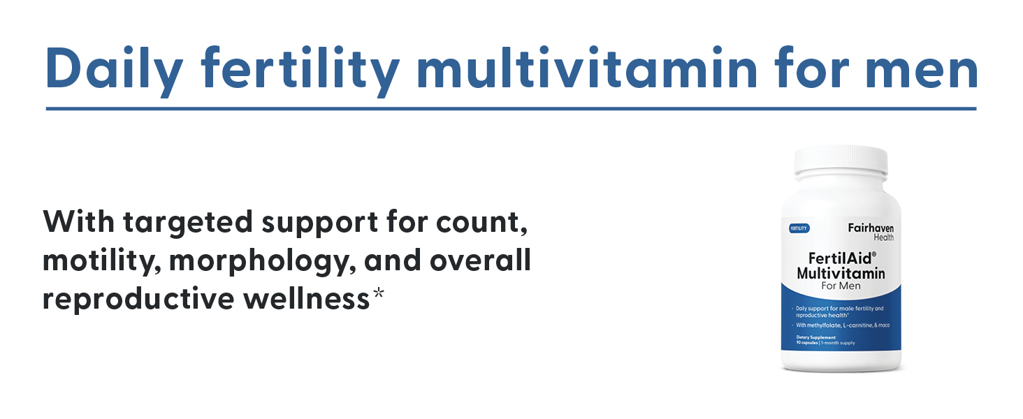 Fertility for Men Fertilaid for men Fairhaven Health