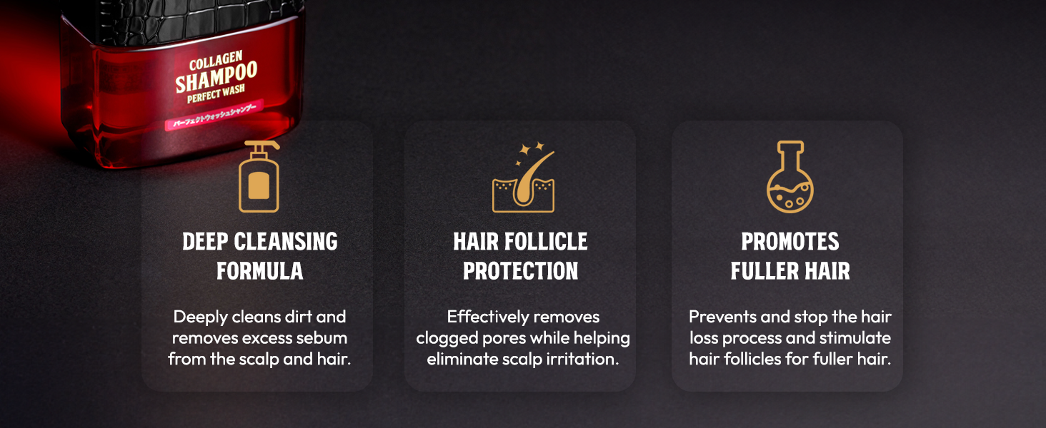 deeply cleanses, protects hair follicles, and promotes fuller hair