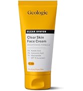 Geologie Clear Skin Face Cream | Clear System Daily Moisturizer with SPF15 for Acne-Prone Skin | ...