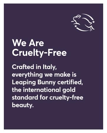 Crafted in Italy , Everything we make is leaping bunny certified