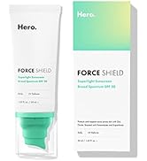 Hero Cosmetics Force Shield Superlight Sunscreen SPF 30 - Everyday SPF 30 for Acne-Prone Skin wit...