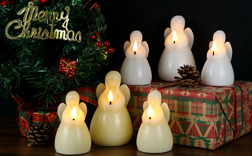 christmas flameless candles