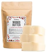 Raw Mango Butter | 100% Natural, Extracted from Mango Seed | Skin and Hair Moisturizer | Use with...